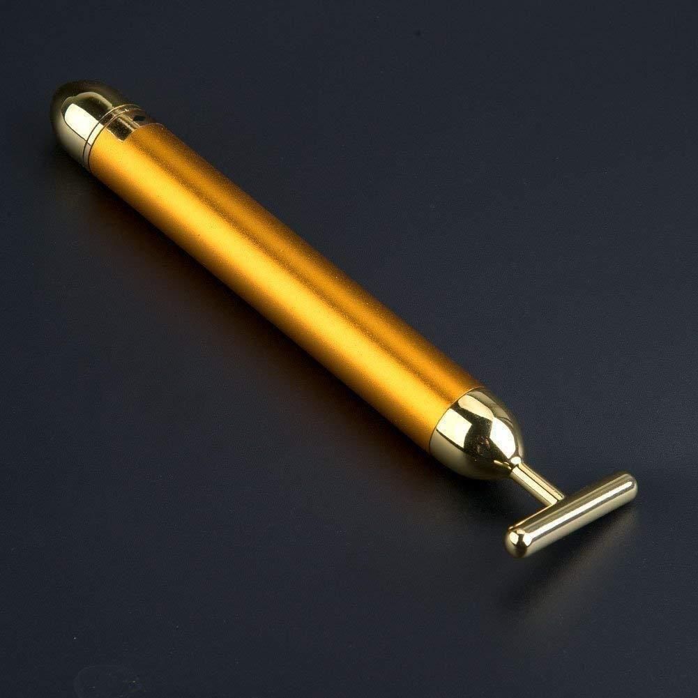 24K Gold Electric Face Lift Beauty Bar – Skin Tightening Massager