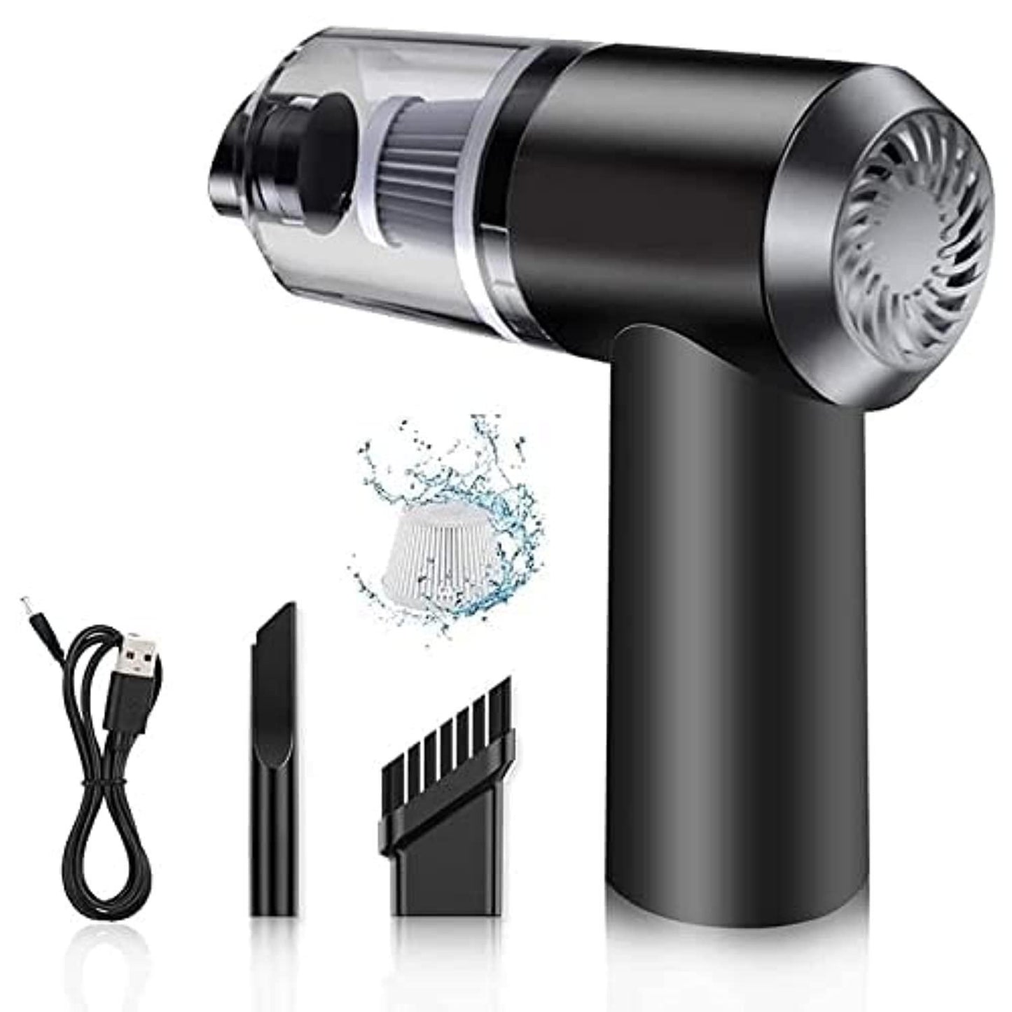 🚀 Portable Wireless Air Duster & Mini Vacuum Cleaner