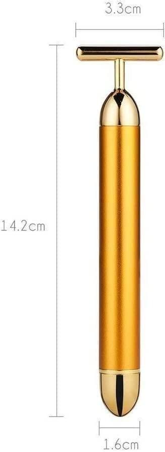 24K Gold Electric Face Lift Beauty Bar – Skin Tightening Massager