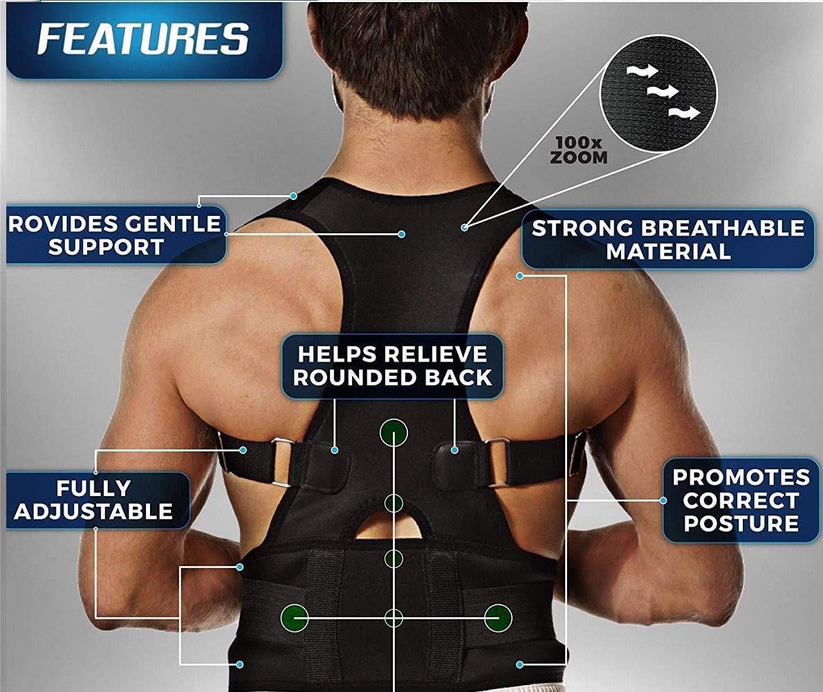Back Pain Relief Posture Corrector Belt – Adjustable Spine Support